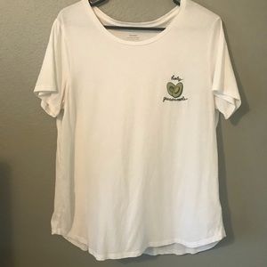 White Top with graphic